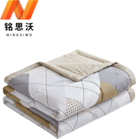 铭思沃夏季被180*200cm条 咖色