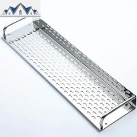 加厚不锈钢单层架子厨房置物架浴室壁挂调味料多功能收纳架 三维工匠