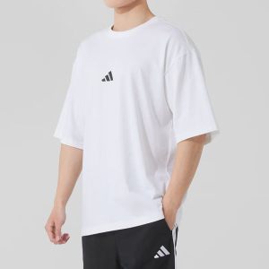 Adidas阿迪达斯男装新款健身训练透气圆领短袖T恤JC5338 ZP