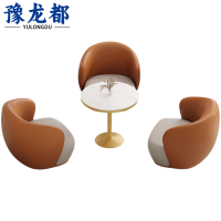 豫龙都接待沙发1+1+1套