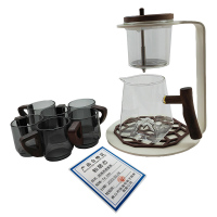 和居态 玻璃茶壶茶杯茶具套装 TX-286 套