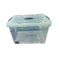 润泰博源 RTBY-6652 61.5*43*33cm 收纳箱 (计价单位:个) 透明色