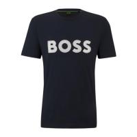 Hugo boss 奢侈品服饰男圆领徽标T恤 50512866-402 舒适流行