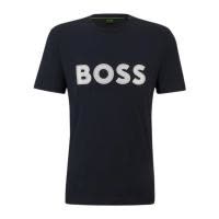 Hugo boss 奢侈品服饰男圆领徽标T恤 50512866-402 舒适流行