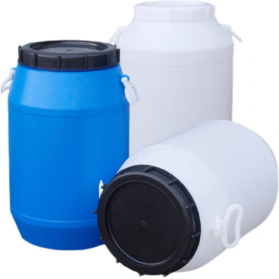 安诺克 塑料桶带盖 圆桶白色加厚 化工桶 30L 单位:个