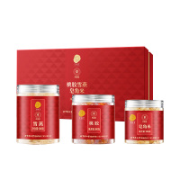 北京同仁堂青源堂桃胶雪燕皂角米嘭弹软糯胶质浓稠礼盒700克