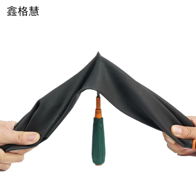 鑫格慧 乳胶橡胶耐碱手套加厚加长耐磨 55cm 双