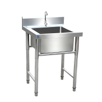 瑞宇201不锈钢单星水池(厚1.0mm)1000*800*800+150mm