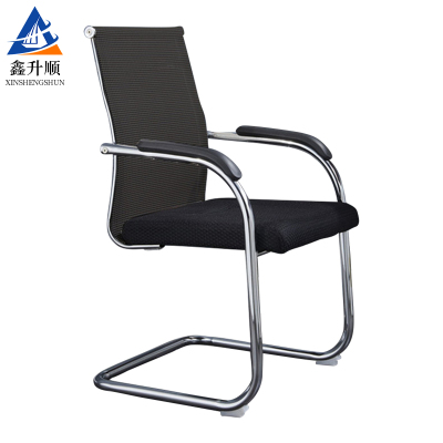 鑫升顺弓形办公椅电脑椅靠背职员椅乳胶办公椅网布椅宿舍会议椅子