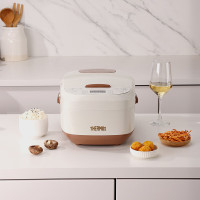 THERMOS迷你容量电饭煲家用出租房宿舍1-3人小型多功能电饭锅不粘图层提手设EHA-4143E