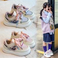 秋季新款儿童板鞋时尚中大童百搭休闲运动鞋女童轻便跑步鞋子_844