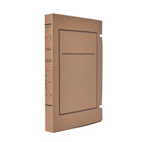 龙档进口牛皮纸文书档案盒 资料盒 新国标 纸质 加厚 可定制