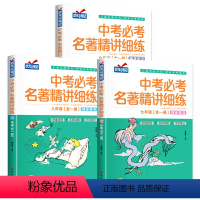 [初中全3册]中考必考名著精讲细练 初中通用 [正版]初中生中考必考名著精讲细练初中名著导读考点精练七八九年级上下册必读