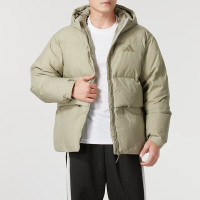 阿迪达斯 (adidas)男装羽绒服 新款户外训练运动服防风保暖连帽羽绒夹克外套JM4625 ZP