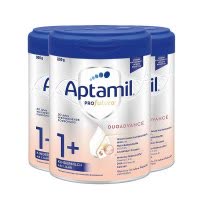 有效期到27年7月-3罐装 | Aptamil 德国爱他美 白金版进口婴幼儿1+段奶粉(1-2岁) 800g/罐