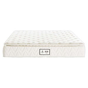 阿拉贡压缩卷包席梦思床垫独立弹簧天然乳胶超软折叠[天然乳胶5cm+独立布袋簧]F款/超软舒适厚约27cm