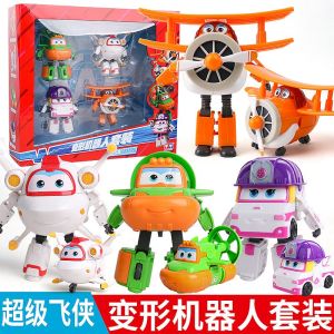 奥迪双钻 超级飞侠玩具乐迪包警长酷飞小爱淘淘米莉金刚酷雷大号变形机器人儿童玩具 米克 奇奇 小柔 胡须爷爷