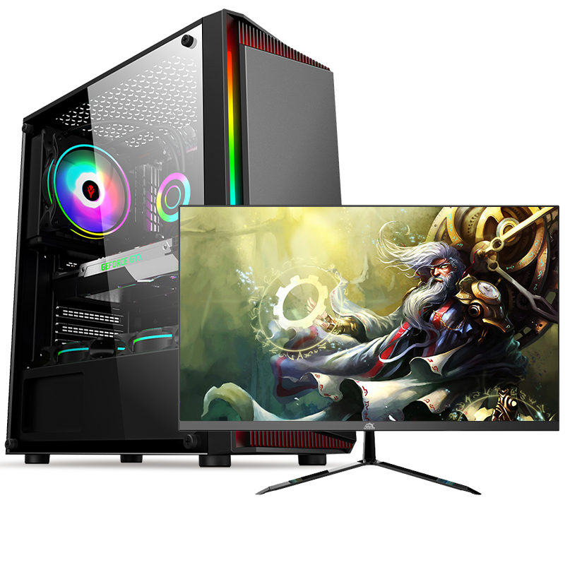 铭能 i9级十核e5-2670v2/amd 4g独显/32g内存/512g高速固态 台式电脑