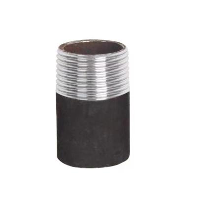 鑫迈凯斯 熟铁单丝头 焊接单头丝 焊接管箍DN40[1.5寸]长60mm 个