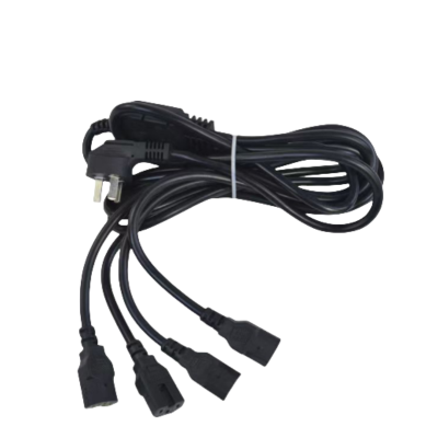 钟伯 携带型短封线 一拖三/四头带夹 个