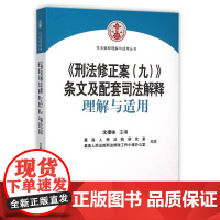 刑法修正案(九)条文及配套司法解释理解与适用 人民法院出版社 正版