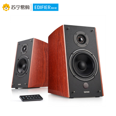 EDIFIER/漫步者R2000DB经典版2.0多媒体有源音箱蓝牙木质音响HIFI光纤胡桃木纹台式电脑音箱默认颜色
