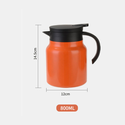 橙亿鸿 316不锈钢智能显温焖烧泡茶壶 800ml/个