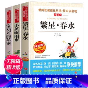 四年级课外书必读繁星春水 宝葫芦 小英雄雨来全3册 [正版]十万个为什么米伊琳苏联快乐读书吧四年级下册阅读课外书籍中国的