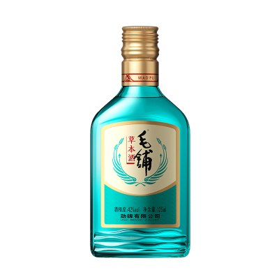 劲牌毛铺草本酒绿荞口粮酒草本白酒42度125ml光瓶酒自饮送礼
