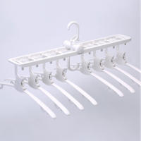全格魔术折叠多夹衣架 8件一次晒LS020108NC