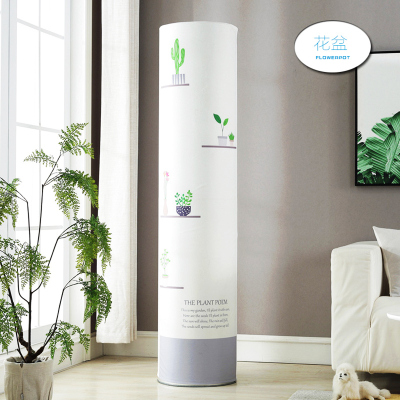 空调防尘罩空调罩套 立式空调套奥克斯柜机圆形圆柱形 花盆 圆170*38cm(一般适用于直径38-43cm)