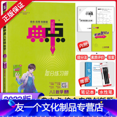 数学 八年级上 [友一个正版]2023版典中点八年级上册数学人教版 初中8年级上册同步训练初二上册数学提分练习册单元测试
