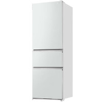 东芝 GR-RM382WE-PG2B3 三开门小小桃三门日式小型薄嵌入式风冷无霜自动制冰家用电冰箱富士白