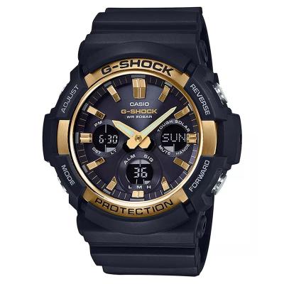 卡西欧(CASIO)光动能多功能防水石英男表53mm潮流运动商务耐摔电子指针双显