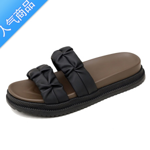 SUNTEK时尚休闲拖鞋女夏季外穿2023年新款仙女风舒适百搭沙滩凉鞋大码41