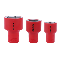 高松(takama)绝缘套筒头(vde耐压1000V 12.5mm1/2方系列)15mm v501215/1个