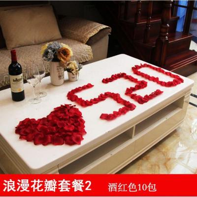 假花瓣仿真玫瑰撒花婚礼布置浪漫手抛婚床婚房装饰道具结婚庆用品