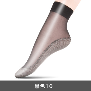 浪莎短丝袜女短袜夏季薄款丝袜子短款耐磨防勾丝肉色夏天棉底防滑
