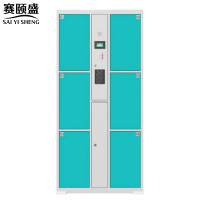 赛颐盛电子存包柜自设密码6门台