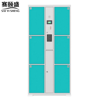 赛颐盛电子存包柜自设密码6门台