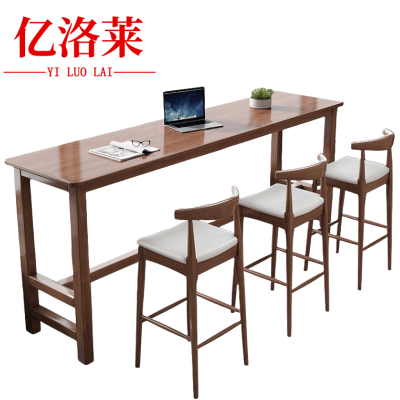 亿洛莱 吧台桌+3椅 1.4m 套