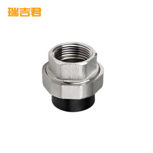 瑞吉君 PE内丝活接 63*2寸 个