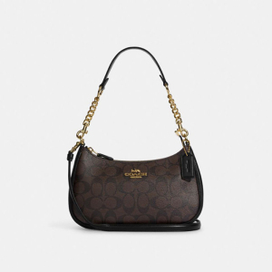 蔻驰(COACH)女包 女士麻将包pvc印花包女士手提单肩包女马蹄包CR149 F58321 CA548