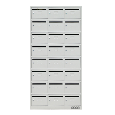 振奥 投递信报纸箱意见箱钢制带锁员工快递柜资料寄存柜/台(24门)
