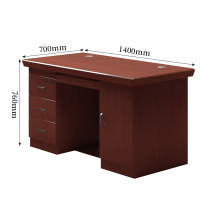 臻远ZY-BGZ-19办公家具油漆办公桌职员电脑桌写字台主管经理桌1.4米