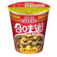合味道(Cup noodles) 方便面组合装 杯面泡面快餐面 五香牛肉风味