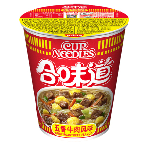 合味道(Cup noodles) 方便面组合装 杯面泡面快餐面 五香牛肉风味
