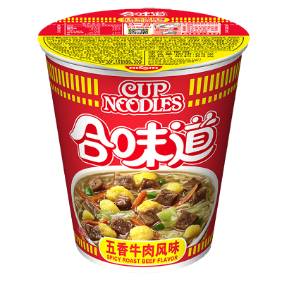 合味道(Cup noodles) 方便面组合装 杯面泡面快餐面 五香牛肉风味