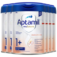[6罐装]Aptamil德国原装进口爱他美白金版1+段1-2岁婴幼儿配方奶粉800g