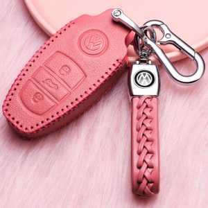 [补贴10%]适用于大众途锐钥匙套2016款17款进口老款途锐真皮钥匙包13款专用汽车钥匙包